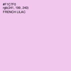 #F1C7F0 - French Lilac Color Image